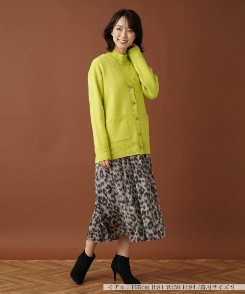 Leilian / レリアン カーディガン・ボレロ | Vネックニットカーディガン | 詳細1