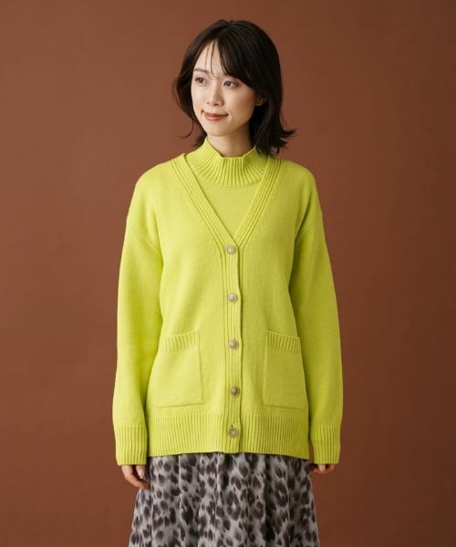 Leilian / レリアン カーディガン・ボレロ | Vネックニットカーディガン | 詳細4