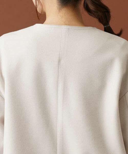 Leilian / レリアン テーラードジャケット | ボクシーノーカラージャケット | 詳細10