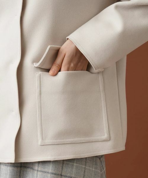 Leilian / レリアン テーラードジャケット | ボクシーノーカラージャケット | 詳細11