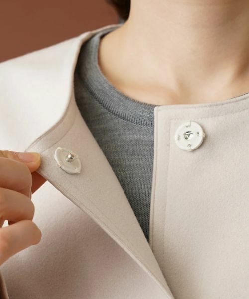 Leilian / レリアン テーラードジャケット | ボクシーノーカラージャケット | 詳細9