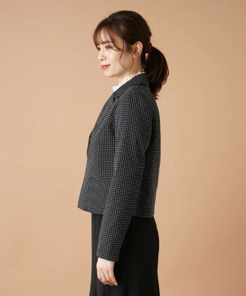 Leilian / レリアン テーラードジャケット | ドットテーラードジャケット | 詳細5