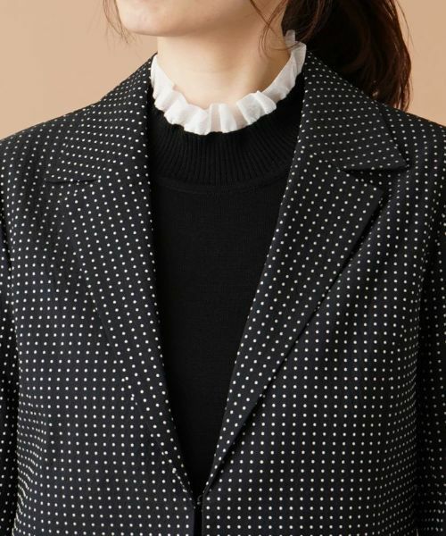 Leilian / レリアン テーラードジャケット | ドットテーラードジャケット | 詳細8