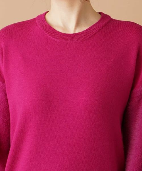 Leilian / レリアン ニット・セーター | 切替ボリュームスリーブニット | 詳細11