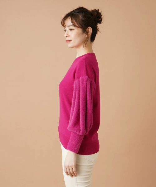 Leilian / レリアン ニット・セーター | 切替ボリュームスリーブニット | 詳細7