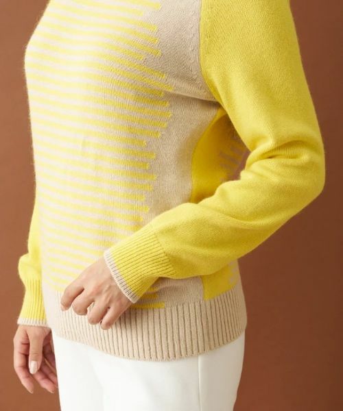 Leilian / レリアン ニット・セーター | カラーブロックボーダーニット | 詳細11