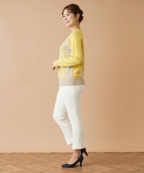 Leilian / レリアン ニット・セーター | カラーブロックボーダーニット | 詳細14