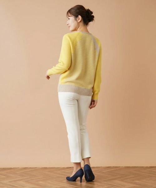 Leilian / レリアン ニット・セーター | カラーブロックボーダーニット | 詳細15