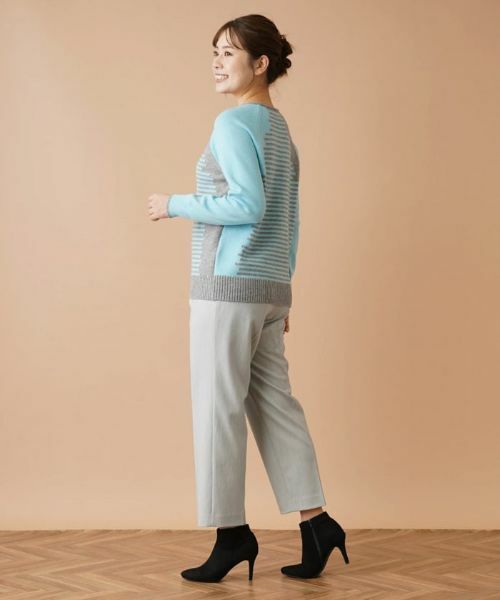 Leilian / レリアン ニット・セーター | カラーブロックボーダーニット | 詳細17