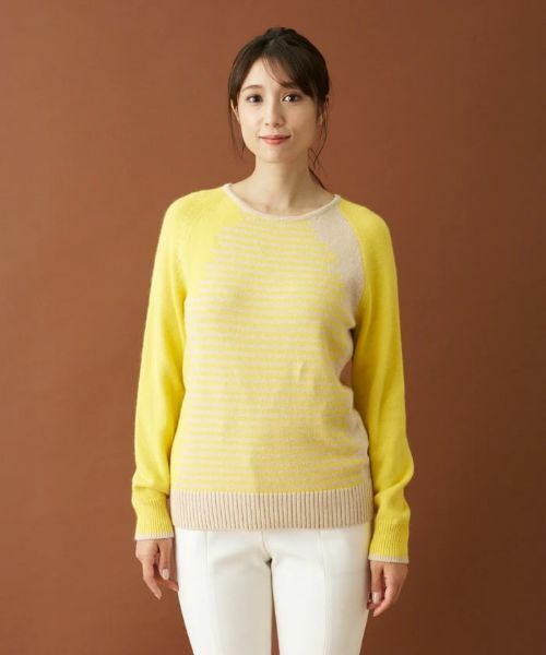 Leilian / レリアン ニット・セーター | カラーブロックボーダーニット | 詳細6