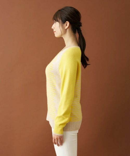 Leilian / レリアン ニット・セーター | カラーブロックボーダーニット | 詳細7