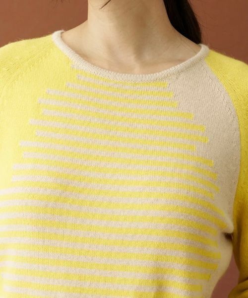 Leilian / レリアン ニット・セーター | カラーブロックボーダーニット | 詳細9