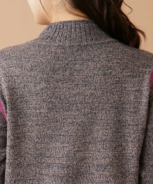 Leilian / レリアン ニット・セーター | 配色ハイネックニットプルオーバー | 詳細8