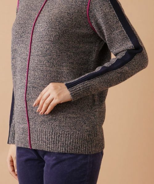 Leilian / レリアン ニット・セーター | 配色ハイネックニットプルオーバー | 詳細9