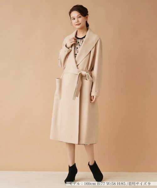 Leilian / レリアン その他アウター | ビッグショールカラーコート | 詳細1