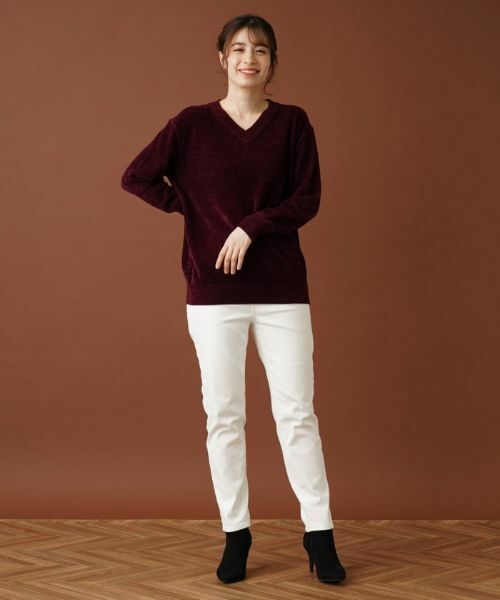 Leilian / レリアン ニット・セーター | Vネックニットプルオーバー | 詳細12