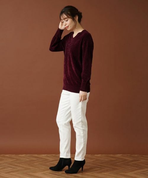 Leilian / レリアン ニット・セーター | Vネックニットプルオーバー | 詳細13