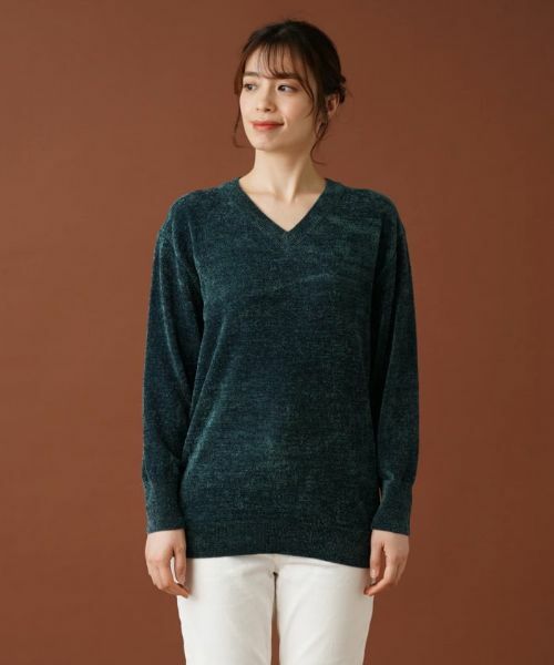Leilian / レリアン ニット・セーター | Vネックニットプルオーバー | 詳細4
