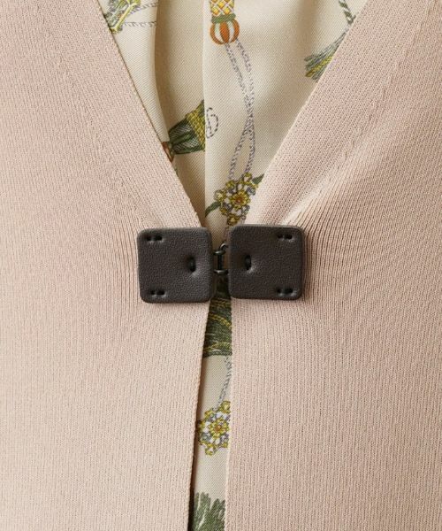 Leilian / レリアン カーディガン・ボレロ | Vネックロングカーディガン | 詳細11