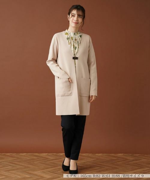 Leilian / レリアン カーディガン・ボレロ | Vネックロングカーディガン | 詳細4