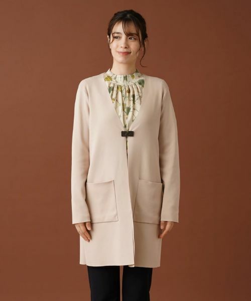 Leilian / レリアン カーディガン・ボレロ | Vネックロングカーディガン | 詳細7