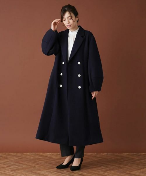 Leilian / レリアン その他アウター | ダブルロングコート【Leilian：EZUMI】 | 詳細17