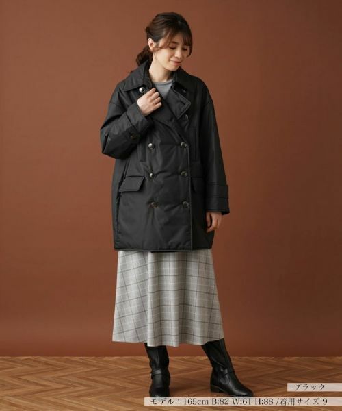 Leilian / レリアン その他アウター | 中わたダブルジャケット【Leilian：EZUMI】 | 詳細1