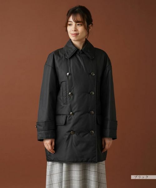 Leilian / レリアン その他アウター | 中わたダブルジャケット【Leilian：EZUMI】 | 詳細4