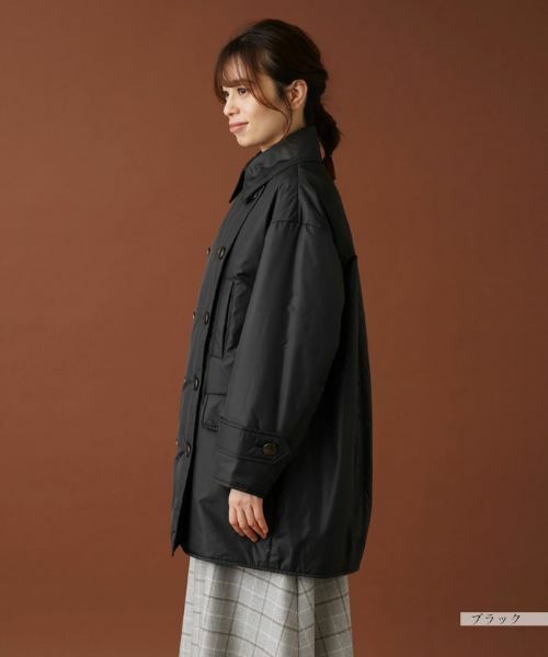 Leilian / レリアン その他アウター | 中わたダブルジャケット【Leilian：EZUMI】 | 詳細5