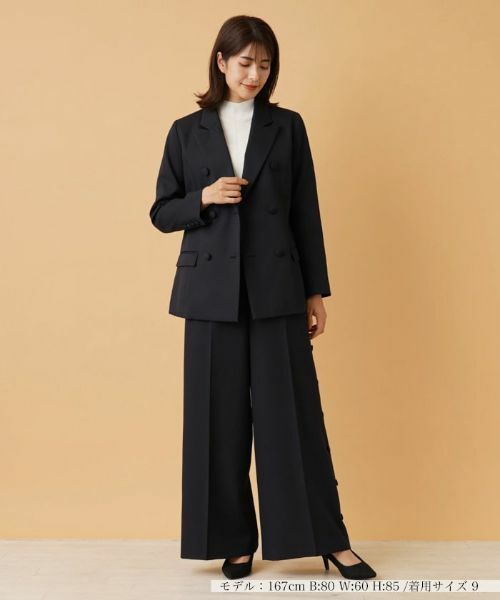 Leilian / レリアン テーラードジャケット | ダブルボタンブレザー【Leilian：EZUMI】 | 詳細1