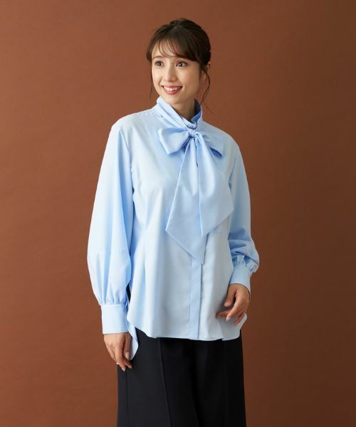 Leilian / レリアン シャツ・ブラウス | ボウタイ比翼ブラウス【Leilian：EZUMI】 | 詳細16