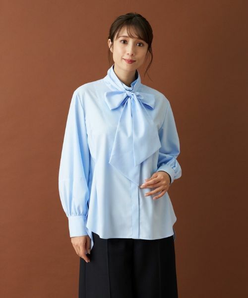 Leilian / レリアン シャツ・ブラウス | ボウタイ比翼ブラウス【Leilian：EZUMI】 | 詳細2