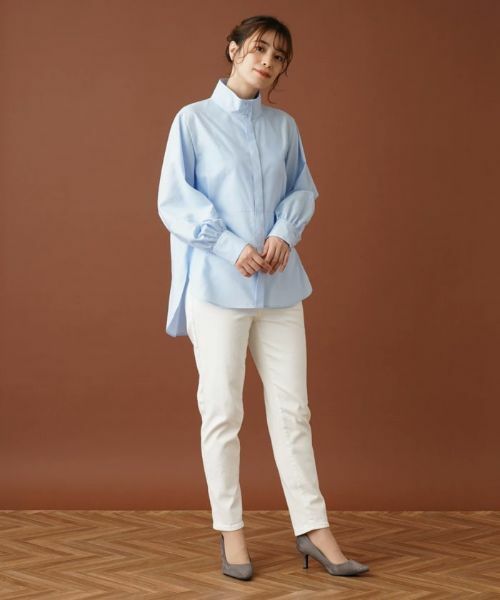 Leilian / レリアン シャツ・ブラウス | ボウタイ比翼ブラウス【Leilian：EZUMI】 | 詳細20