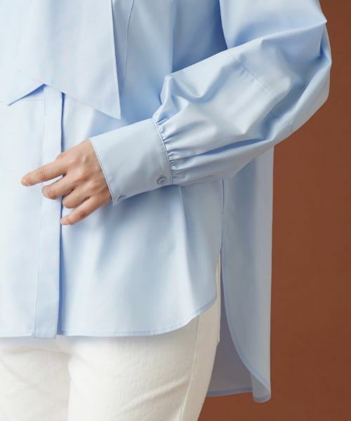 Leilian / レリアン シャツ・ブラウス | ボウタイ比翼ブラウス【Leilian：EZUMI】 | 詳細26