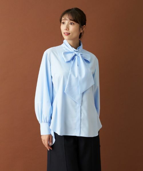 Leilian / レリアン シャツ・ブラウス | ボウタイ比翼ブラウス【Leilian：EZUMI】 | 詳細3