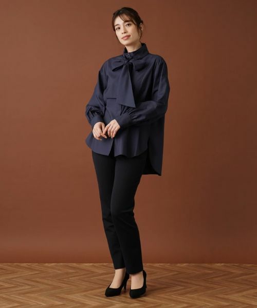 Leilian / レリアン シャツ・ブラウス | ボウタイ比翼ブラウス【Leilian：EZUMI】 | 詳細30