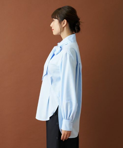 Leilian / レリアン シャツ・ブラウス | ボウタイ比翼ブラウス【Leilian：EZUMI】 | 詳細4