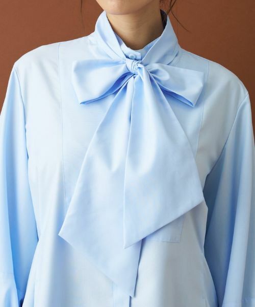 Leilian / レリアン シャツ・ブラウス | ボウタイ比翼ブラウス【Leilian：EZUMI】 | 詳細7