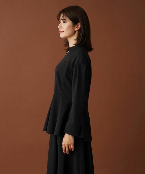 Leilian / レリアン シャツ・ブラウス | スタンドカラーペプラムブラウス【Leilian：EZUMI】 | 詳細5