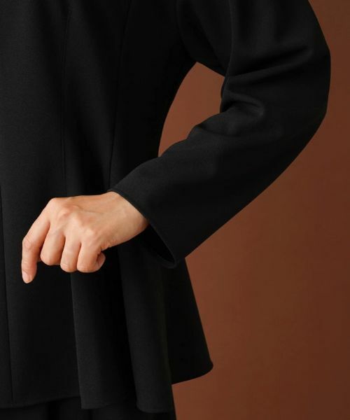 Leilian / レリアン シャツ・ブラウス | スタンドカラーペプラムブラウス【Leilian：EZUMI】 | 詳細9