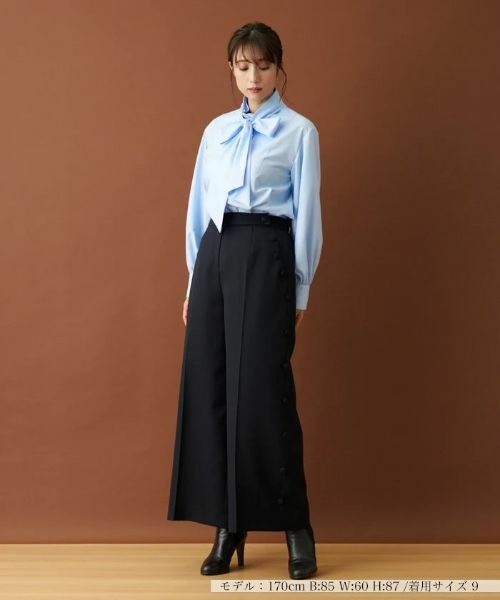 Leilian / レリアン その他パンツ | アシンメトリーワイドパンツ【Leilian：EZUMI】 | 詳細13