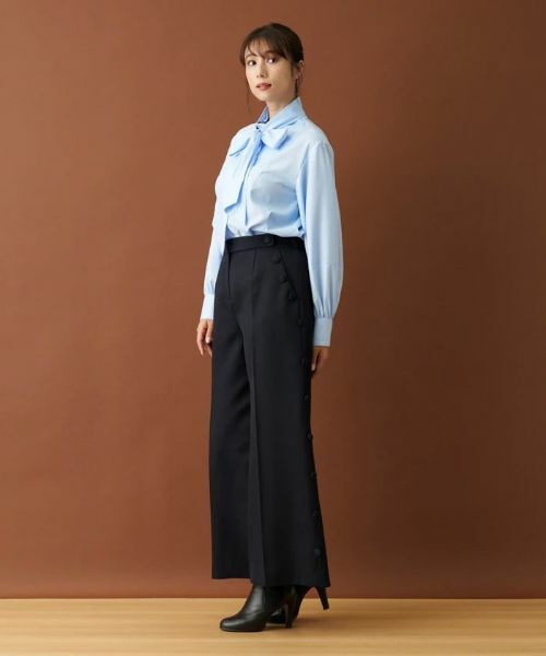Leilian / レリアン その他パンツ | アシンメトリーワイドパンツ【Leilian：EZUMI】 | 詳細14