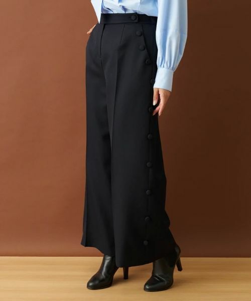 Leilian / レリアン その他パンツ | アシンメトリーワイドパンツ【Leilian：EZUMI】 | 詳細24