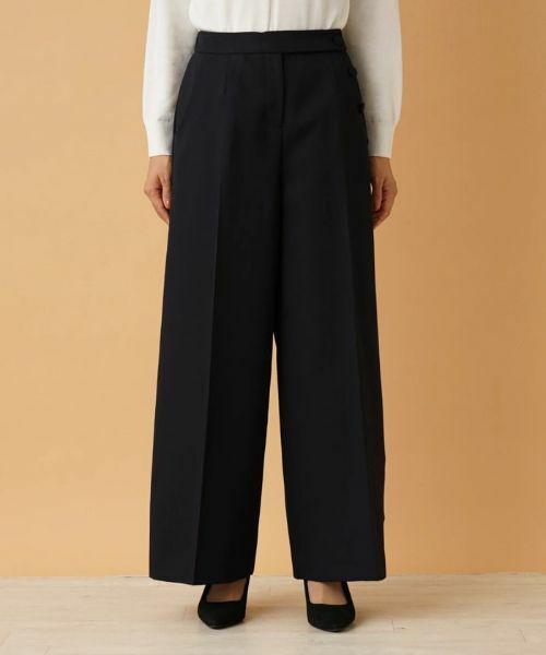 Leilian / レリアン その他パンツ | アシンメトリーワイドパンツ【Leilian：EZUMI】 | 詳細4