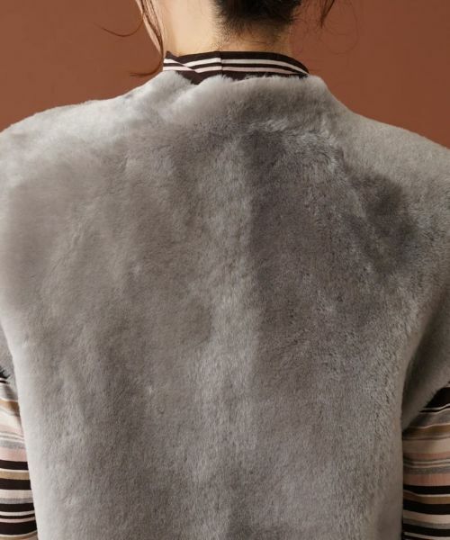 Leilian / レリアン テーラードジャケット | ムートンベスト | 詳細8