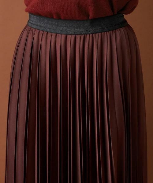Leilian / レリアン ロング・マキシ丈スカート | サテンプリーツスカート | 詳細23