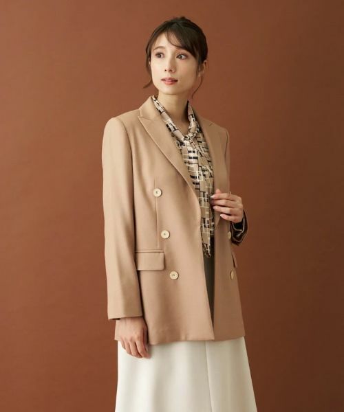 Leilian / レリアン テーラードジャケット | ダブルブレストジャケット | 詳細25