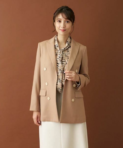 Leilian / レリアン テーラードジャケット | ダブルブレストジャケット | 詳細26