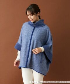 Leilian / レリアン その他アウター | ジップニットポンチョ