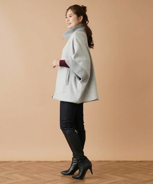 Leilian / レリアン その他アウター | ジップニットポンチョ | 詳細19